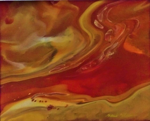 Peterson, Sand Storm, 7 1/2 x 9 1/2 Acrylic