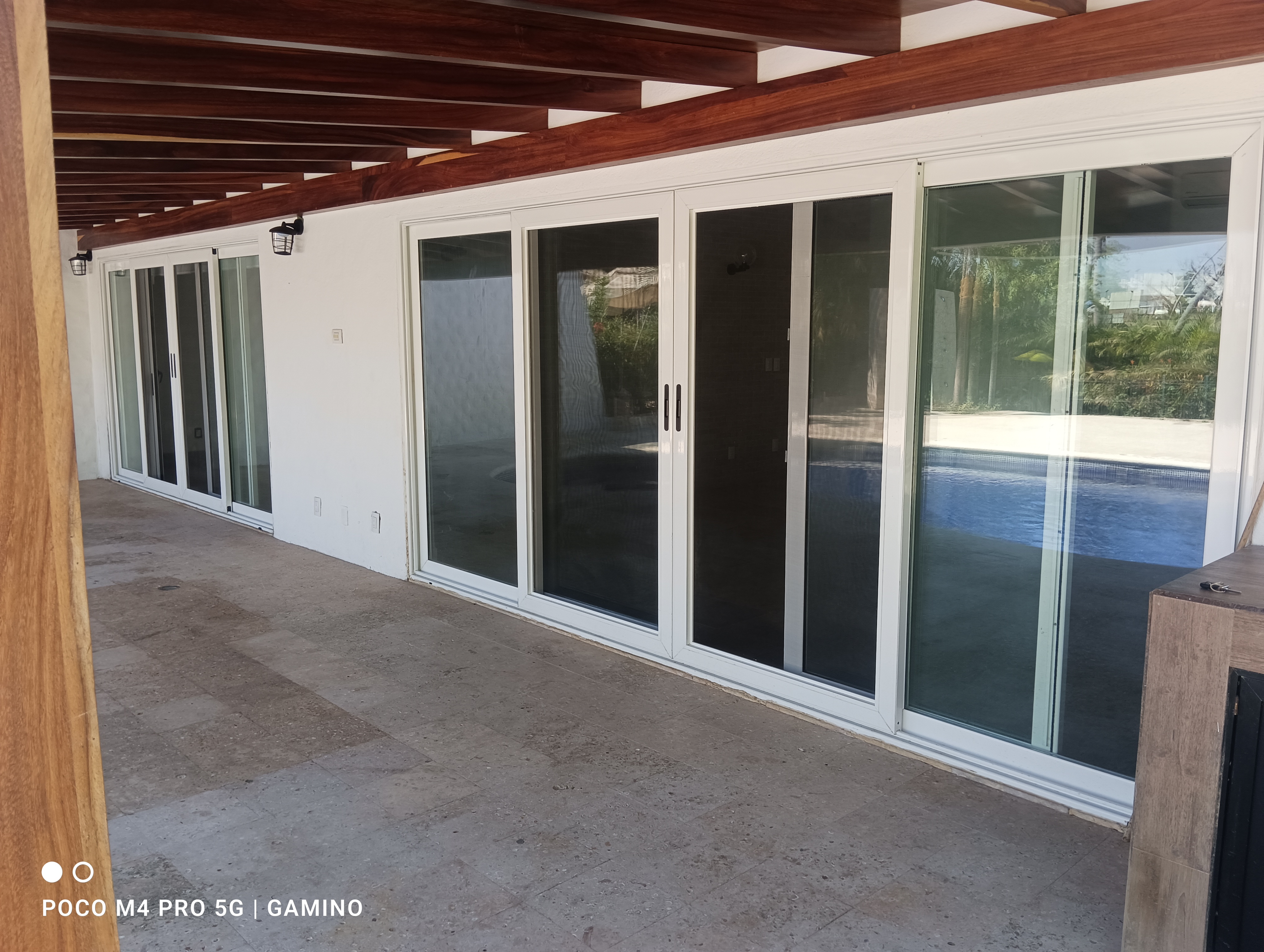 Аttic with armchairs on a wooden floor