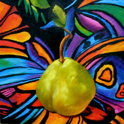 Center Stage - 6"x 6" Oil on Canvas Panel Sold