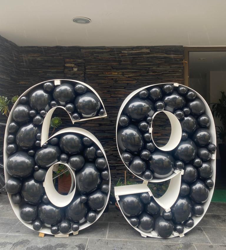 Numero Hueco Para Globos
Medidas: 1.40 Metros
Con Globos $150.000
Sin Globos $60.000
Unidad
