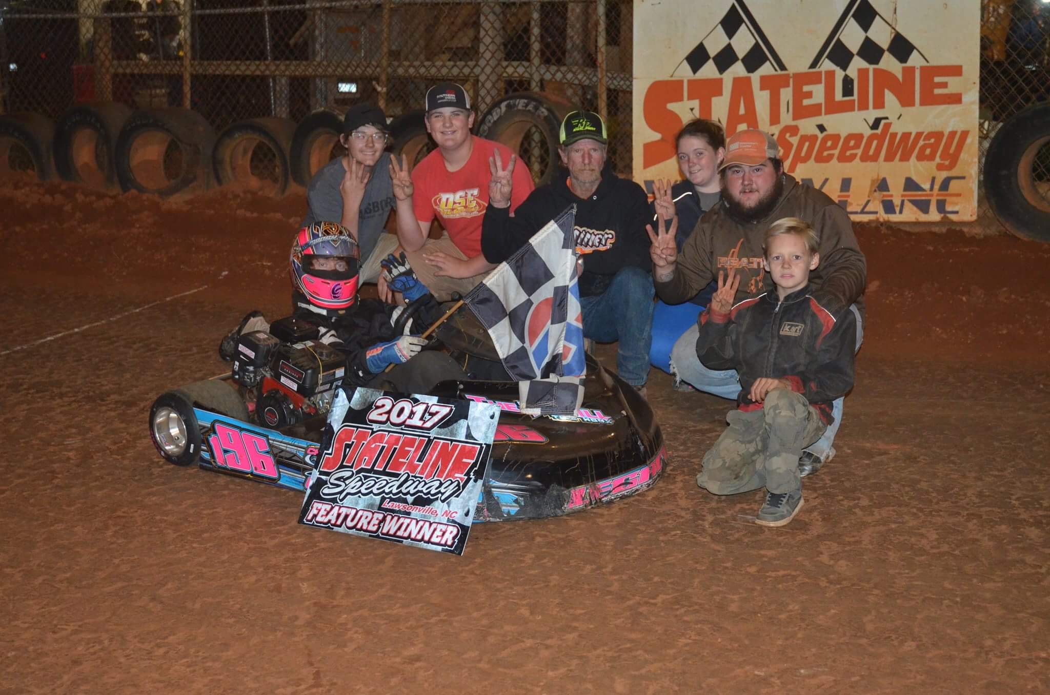 Caleb Clinard win at Stateline Speedway