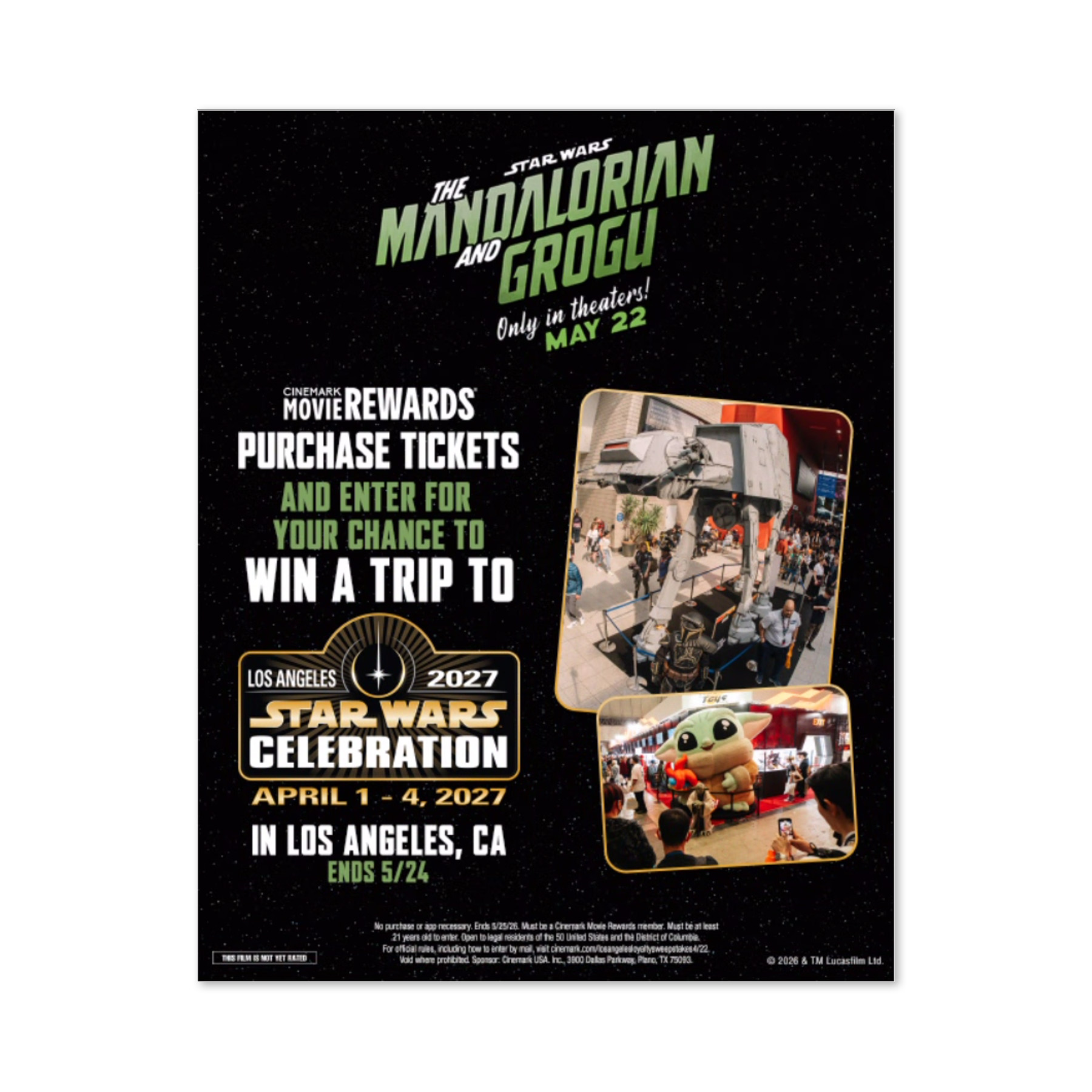 The Mandalorian and Grogu Sweepstakes Poster