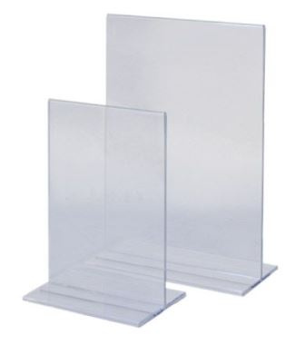 PORTA MENÚ
DE PLASTICO