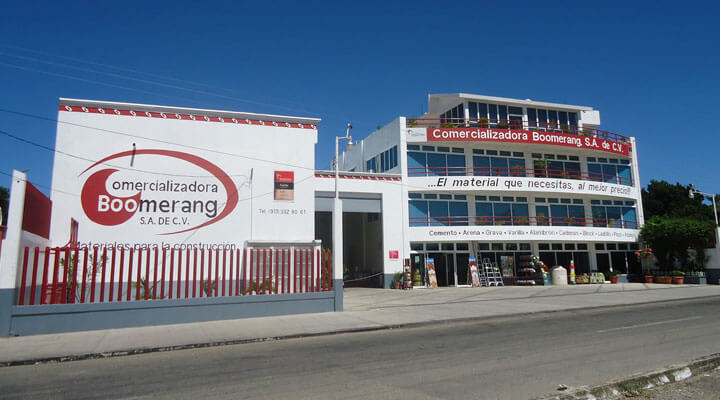 Comercializadora Boomerang - VENTA DE MATERIALES PARA LA CONSTRUCCION

