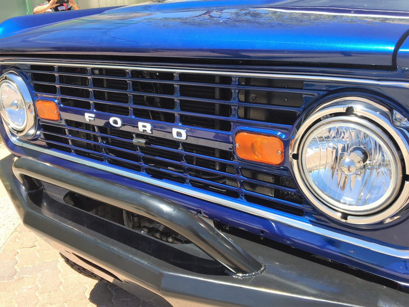 Restored original grill