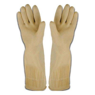 LUVA LÁTEX NATURAL LONGA PUNHO VIROLA