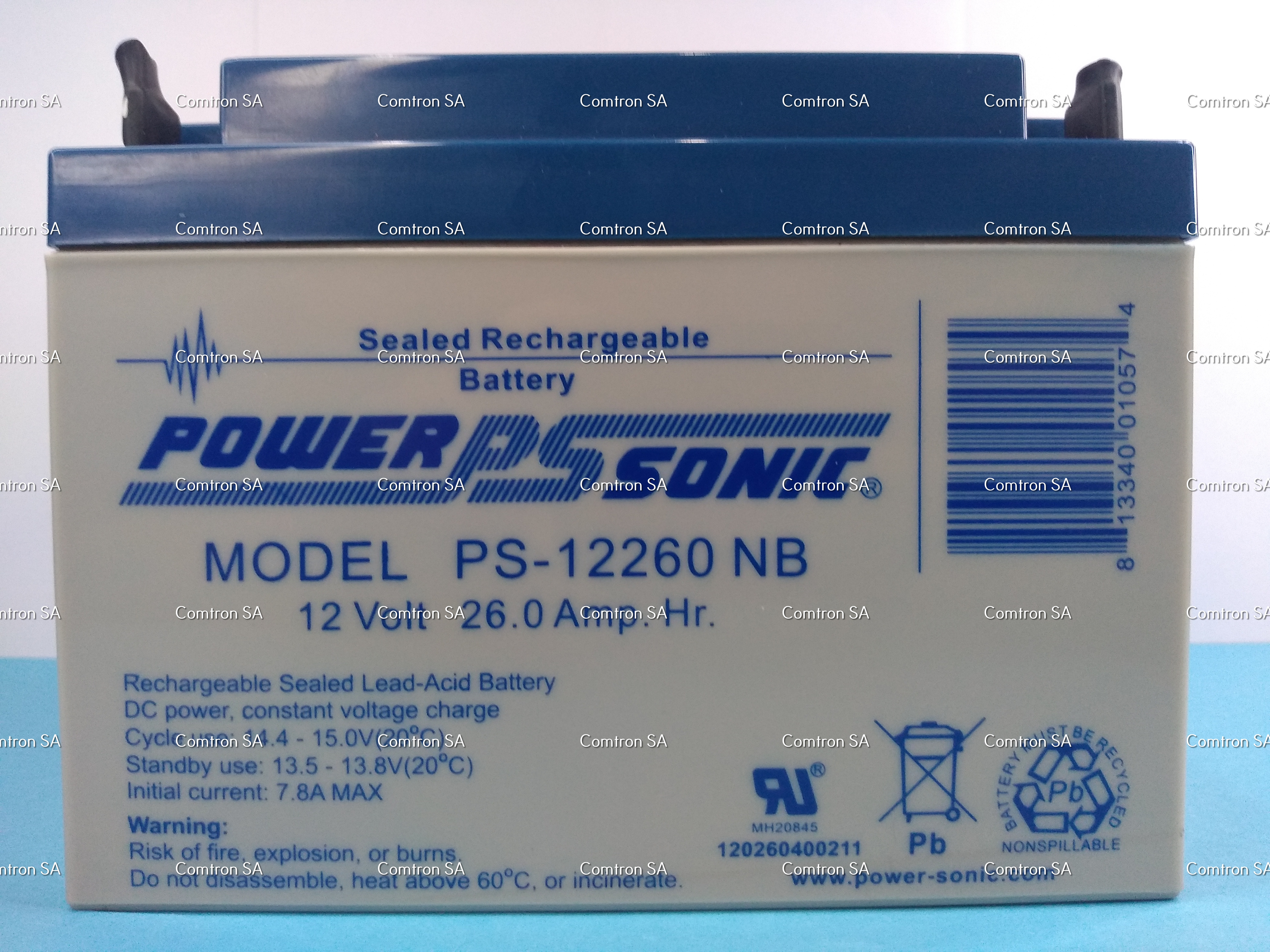 PS-12260 NB
12 Volt
26.0 Amp. Hr.