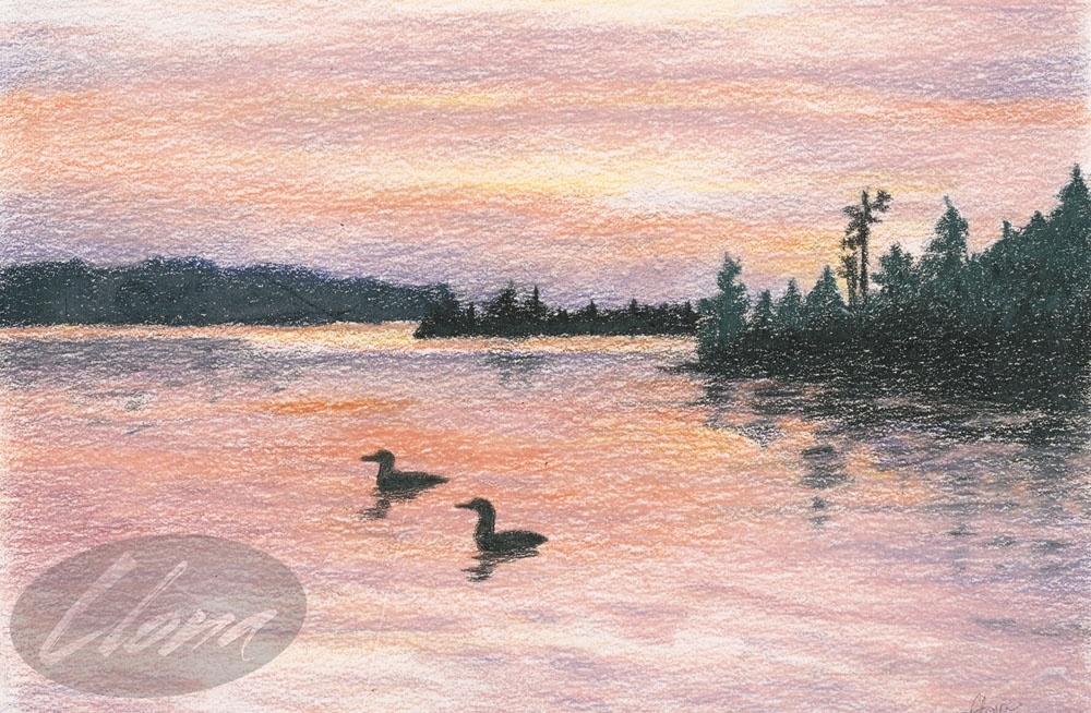 Sunset Lake
Original Painting - 7.5" X 12"