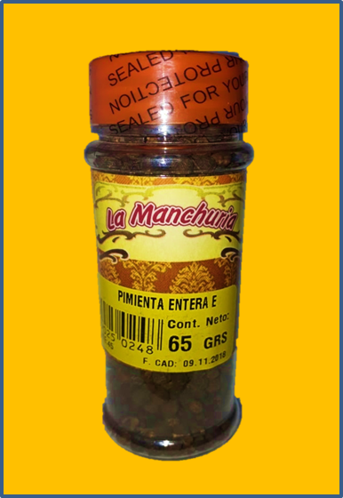 PIMIENTA ENTERA
65 GRS