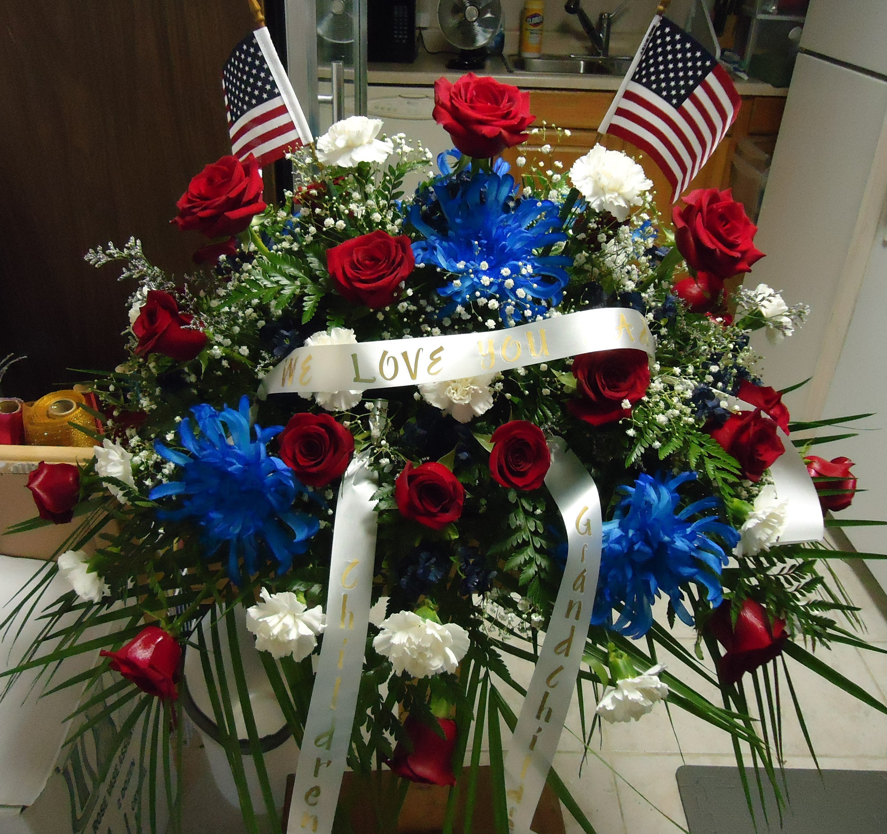 &quot;PROUD LOVE&quot;
   Red, White &amp; Blue
     $350.00
Add A Banner ($5.00 &amp; Up)