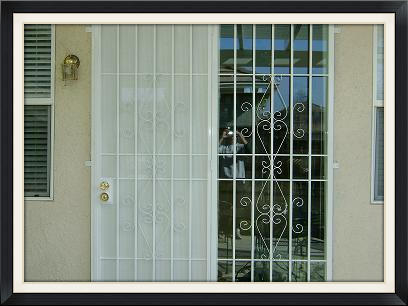Tall Patio Door guards with Steel Screen on Active Side