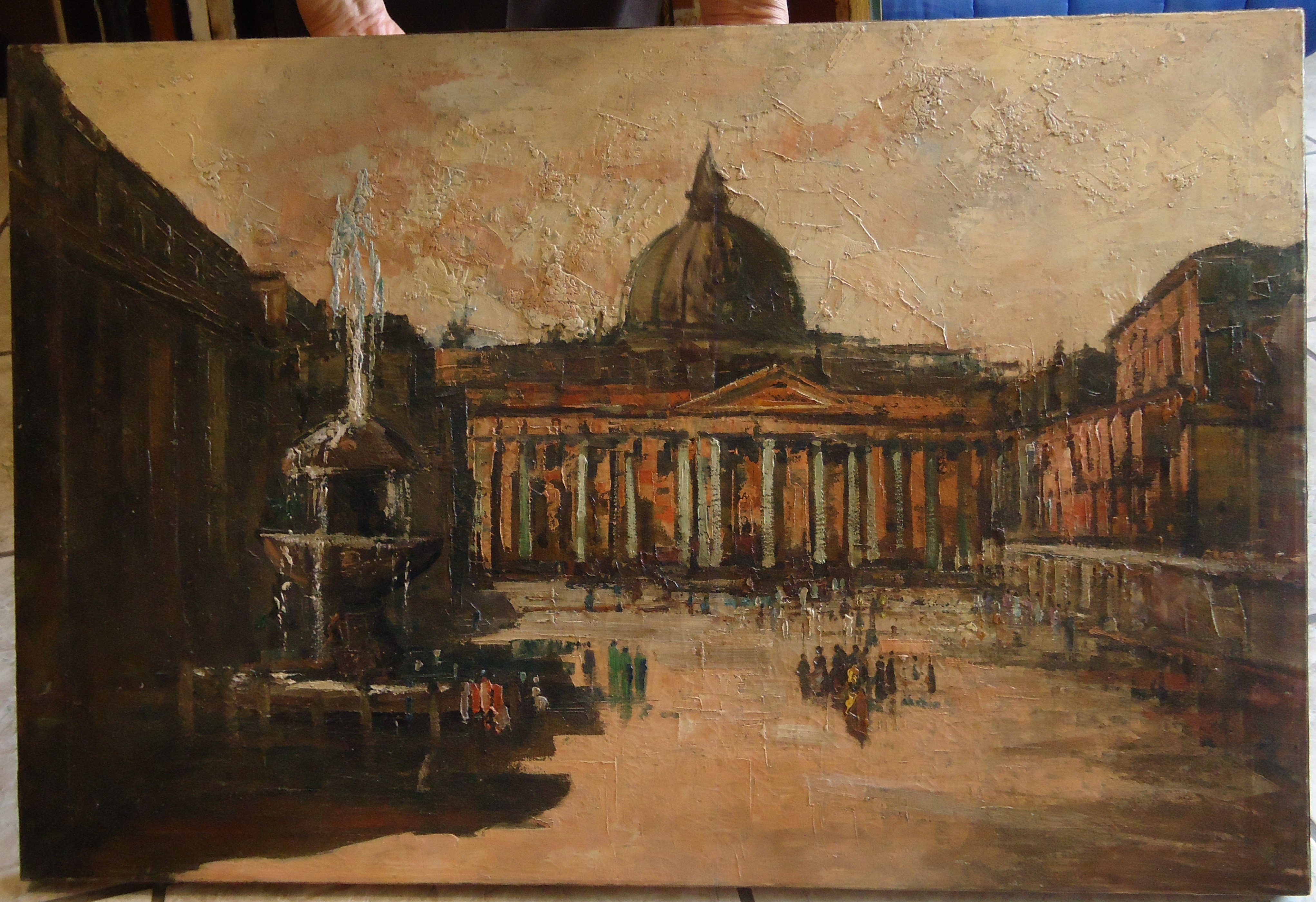 12
Basílica de San Pedro,
 óleo sobre tela, 60 x 90 cm