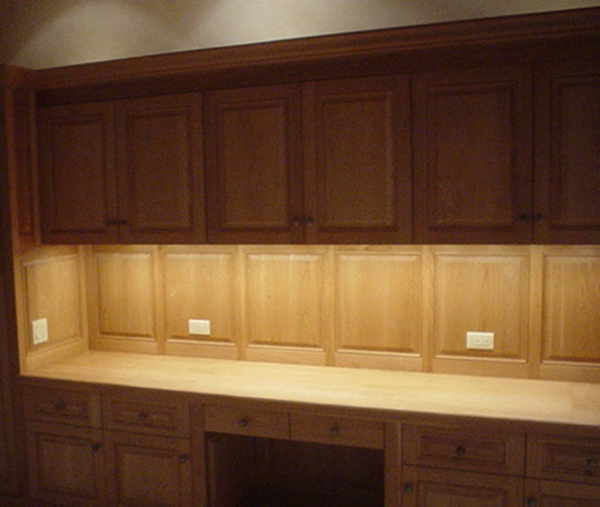 Light Wood Custom Office