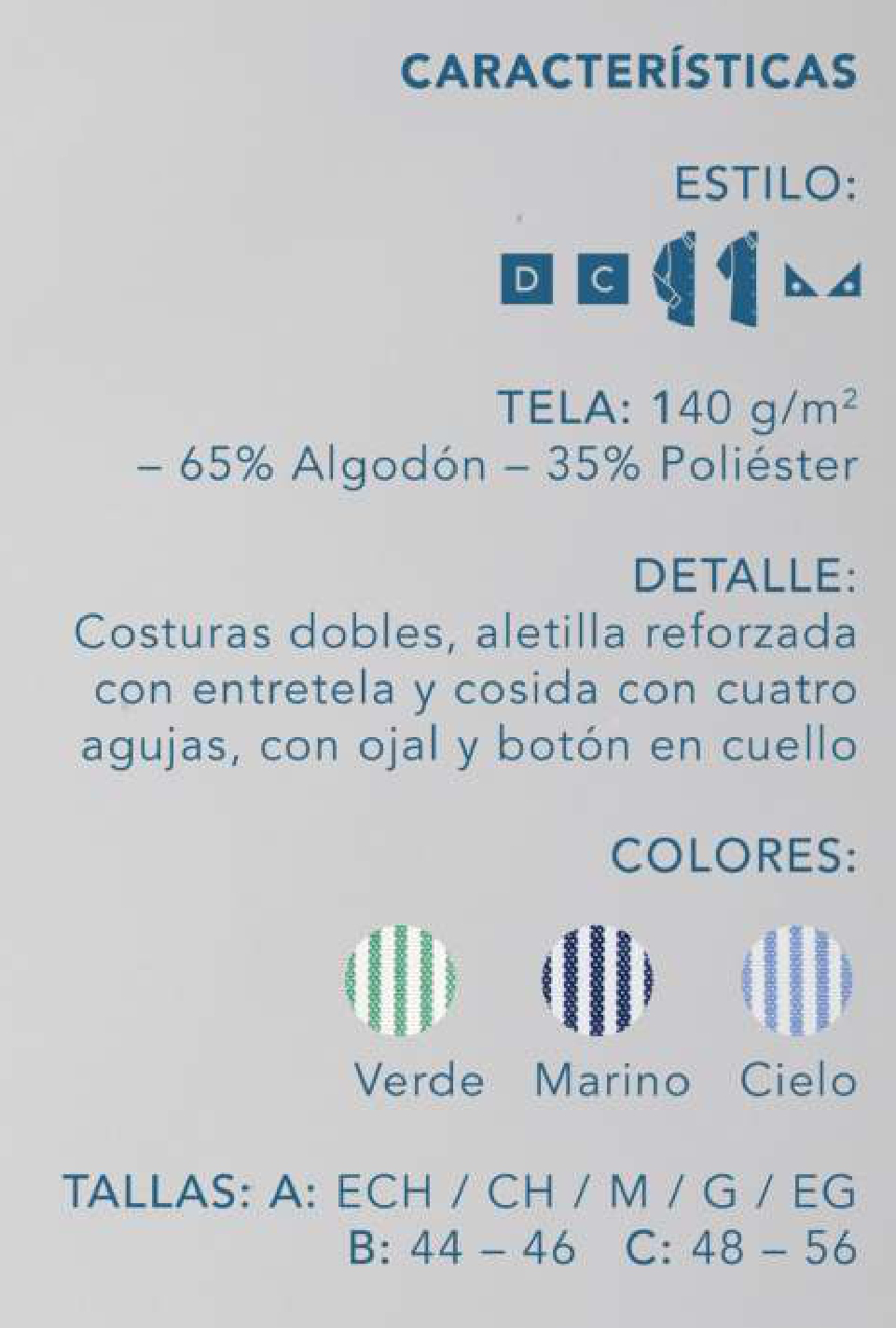 CARACTERISTICAS ESTILO MIL RAYAS