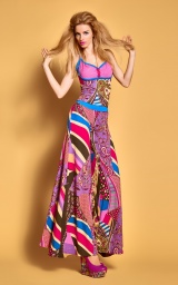 Model with a summer dress