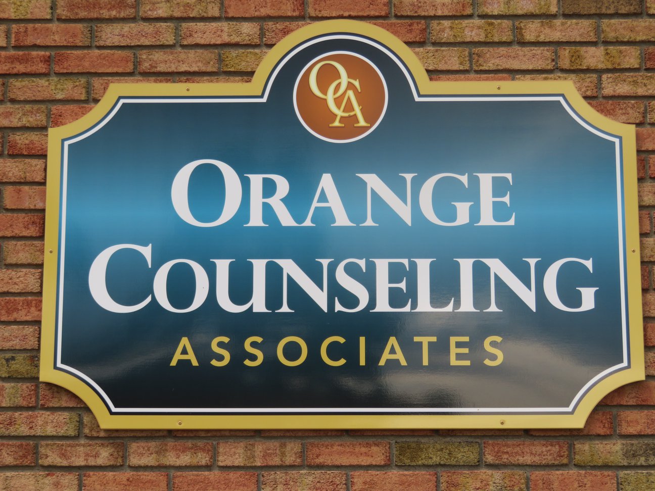 Orange Counseling Signage