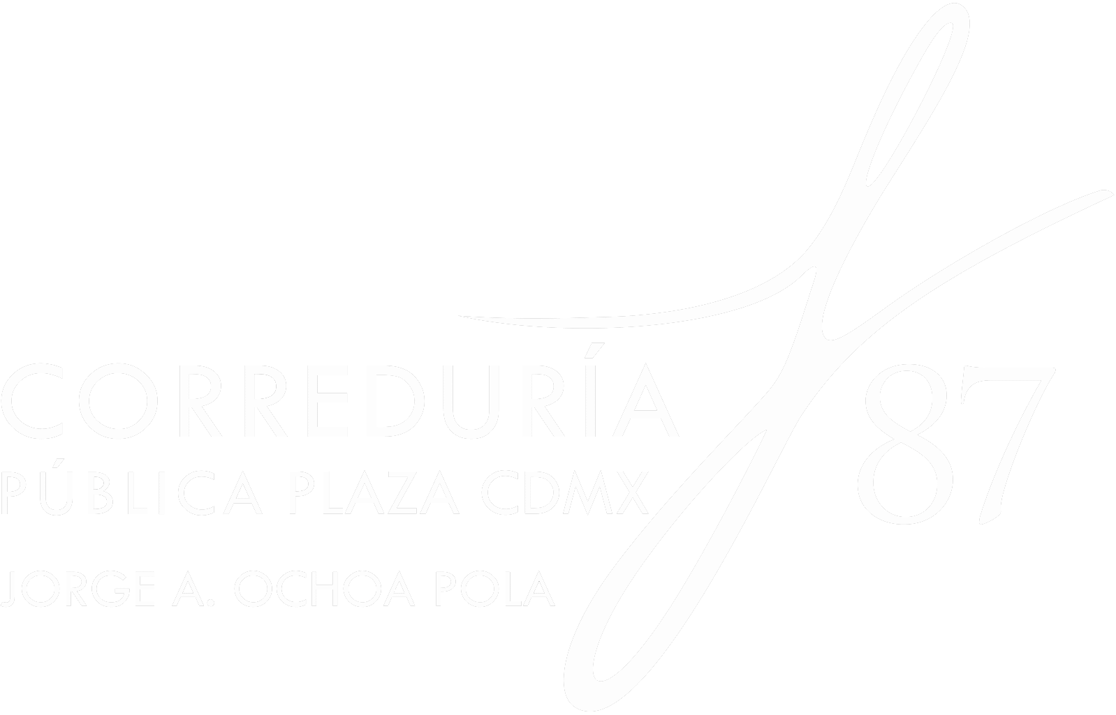CORREDURIA PÚBLICA 87 DE LA PLAZA DE LA CIUDAD DE MÉXICO