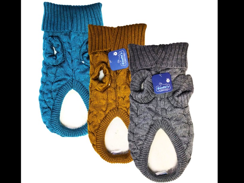 SUETER ACRILAN TRENZAS CON 
BORREGA