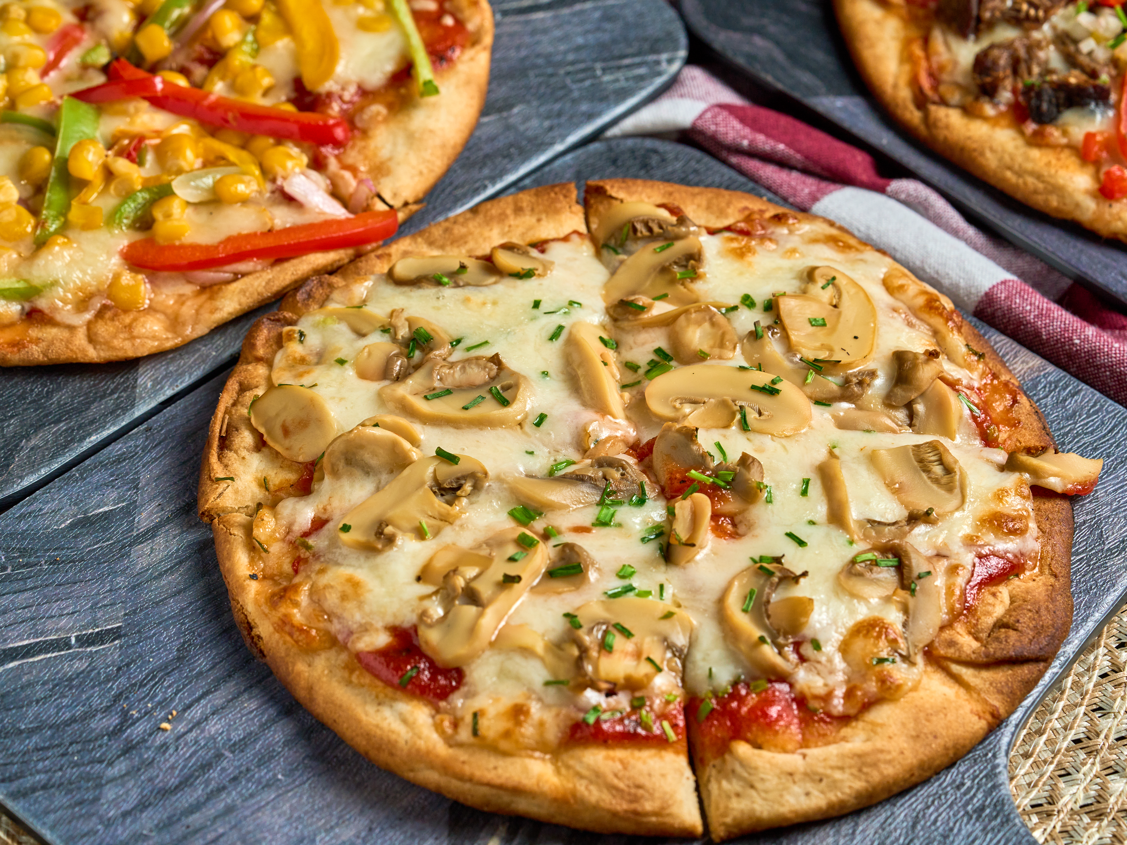 Pizza de Champiñones