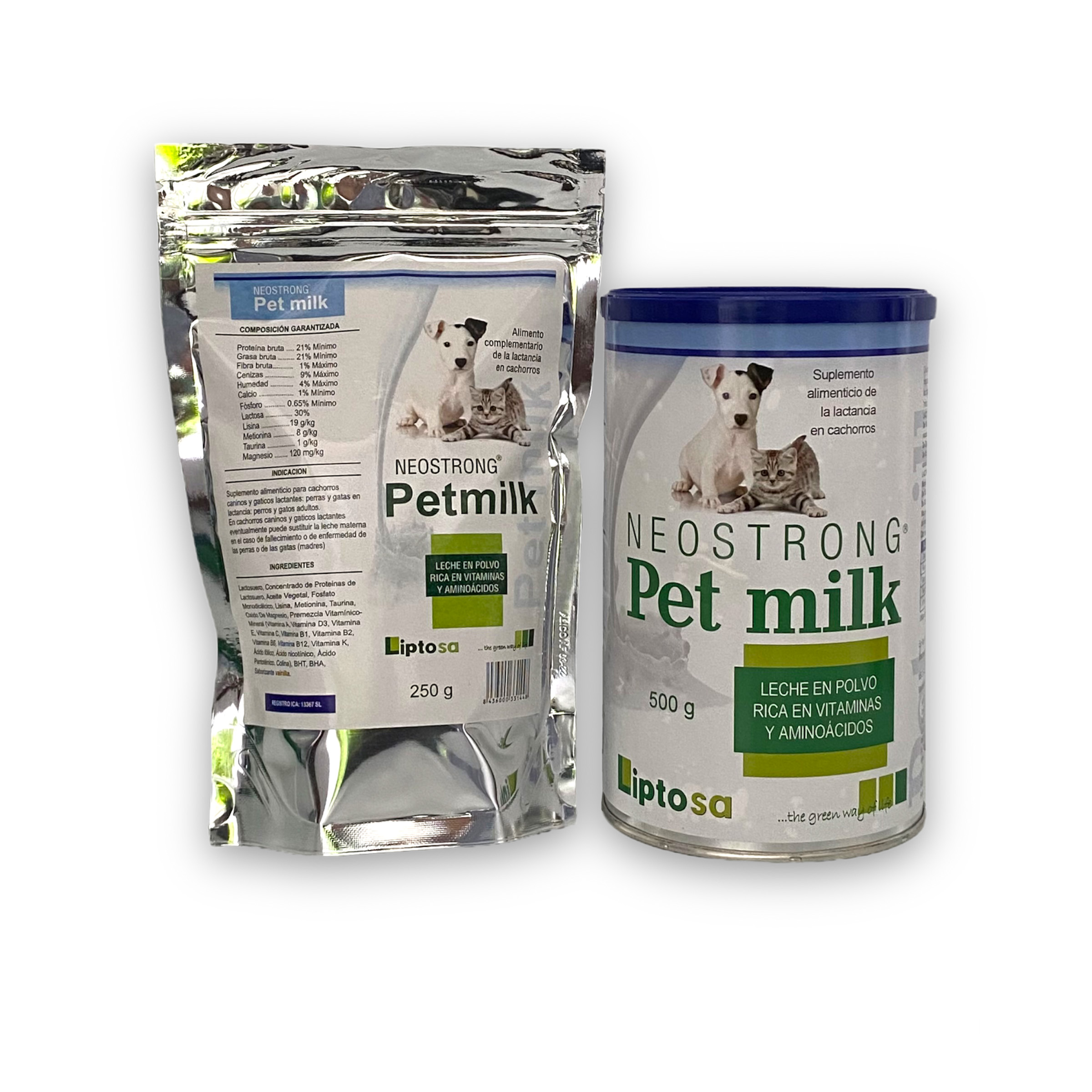 PET MILK 
Alimento complementario de la lactancia de perros y gatos.
