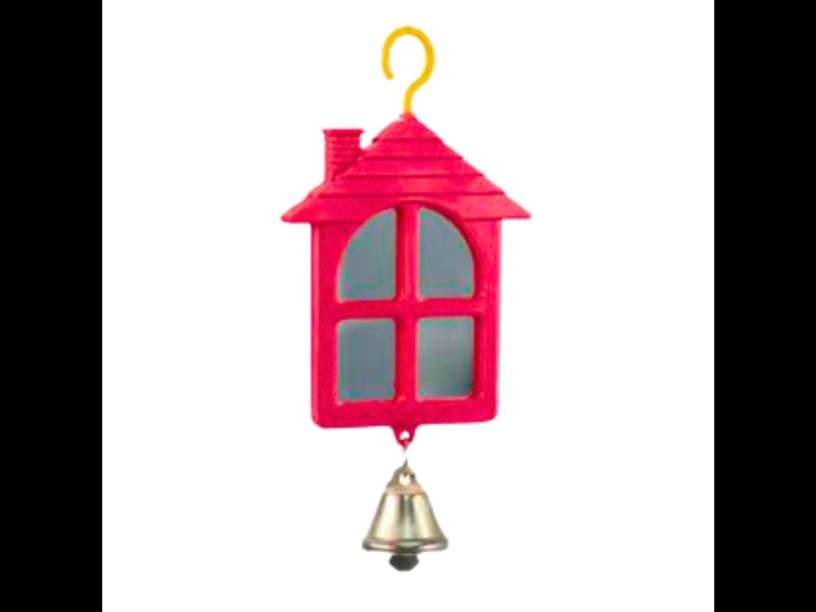 SP-2867 JUGUETE DE AVE 
MONTE VERDE CASA 
CON ESPEJO Y CAMPANA