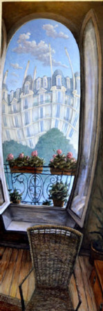 Chair by the Window
oil on canvas
60X180 cm