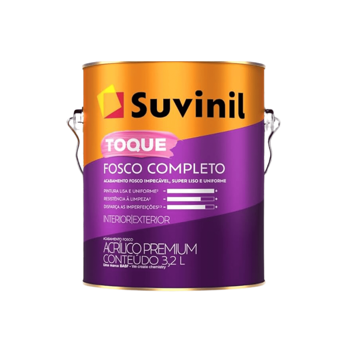 TINTA ACRÍLICA PREMIUM
FOSCO COMPLETO
SUVINIL