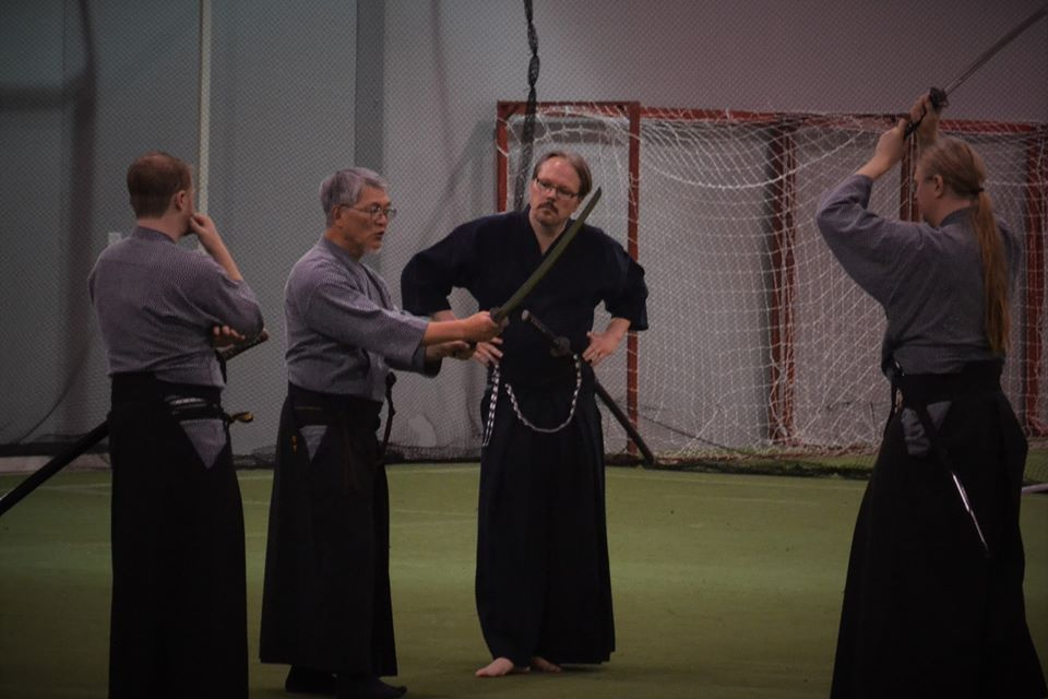 Pre-taikai training with Nomura Sensei.