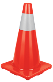 CONO NARANJA 91 CM CON REFLEJANTE