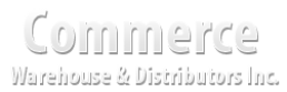 Commerce Warehouse and Distributors Inc. in Anderson, SC is a warehousing and distribution company.