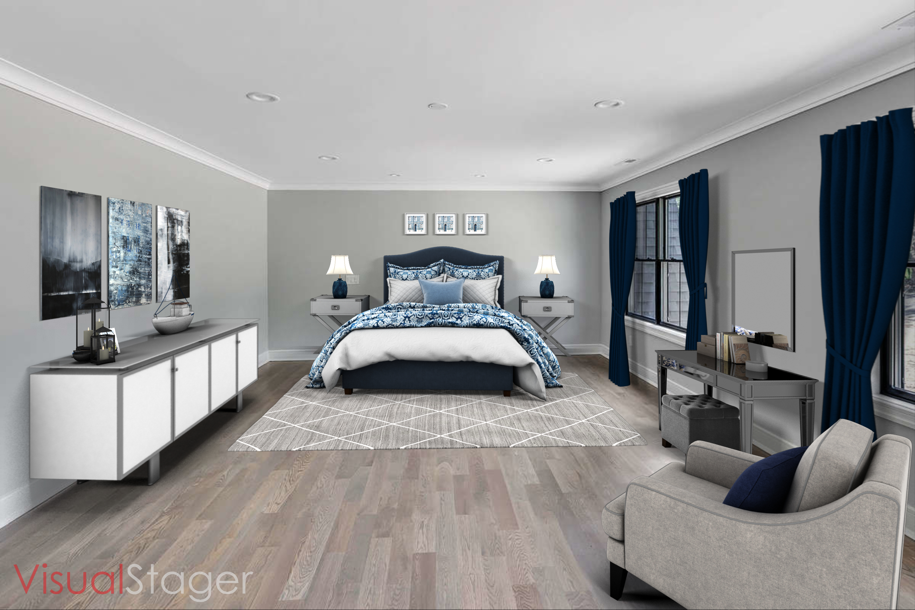 Bedroom - Virtual Staging After