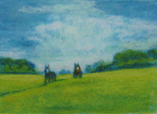 Roberts, Country, 3x4 Aquatint