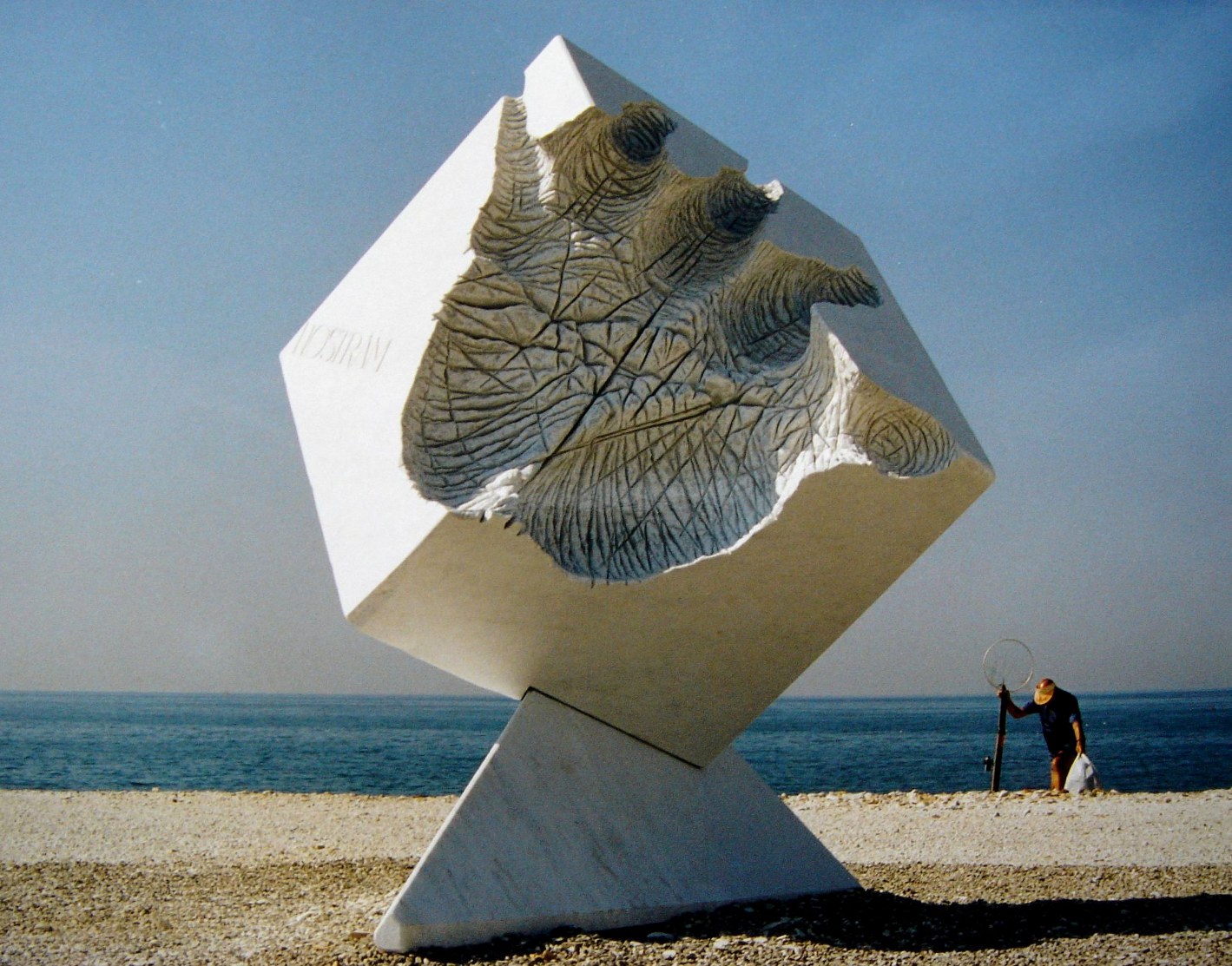 Creation, marble, Marina di Carrara, Italy