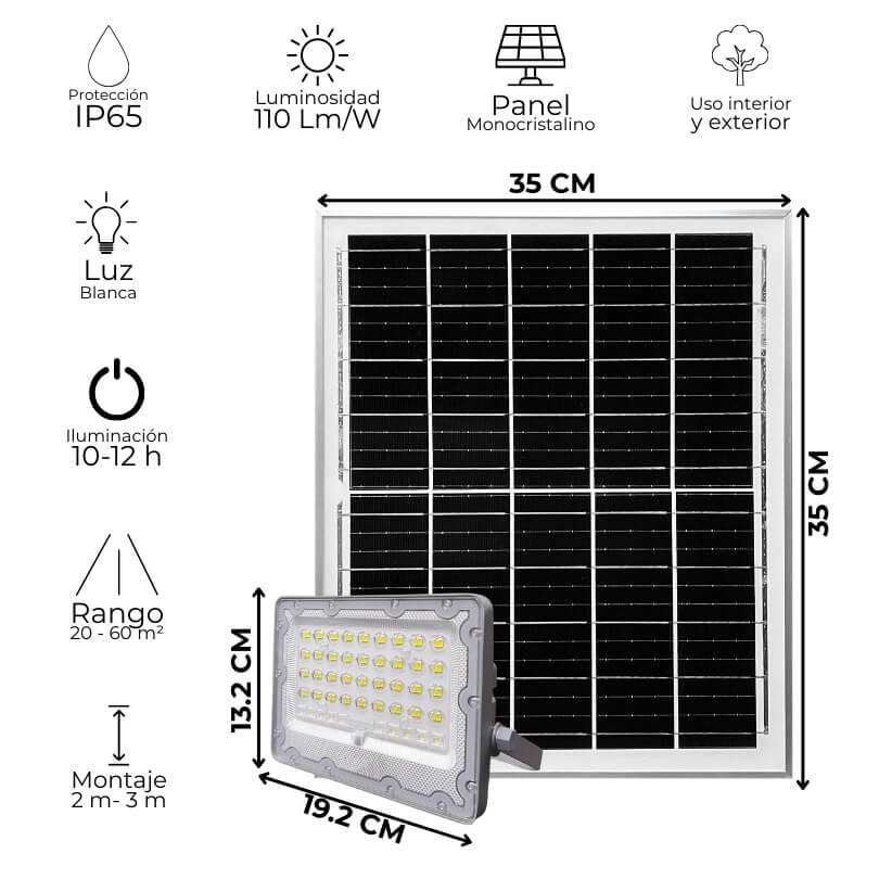 reflector solar para patio