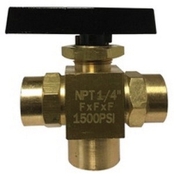 Industrial 3-Way Ball Valve