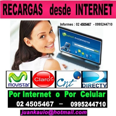 RECARGAS POR INTERNET