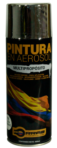 Pintura en aerosol plata Porras