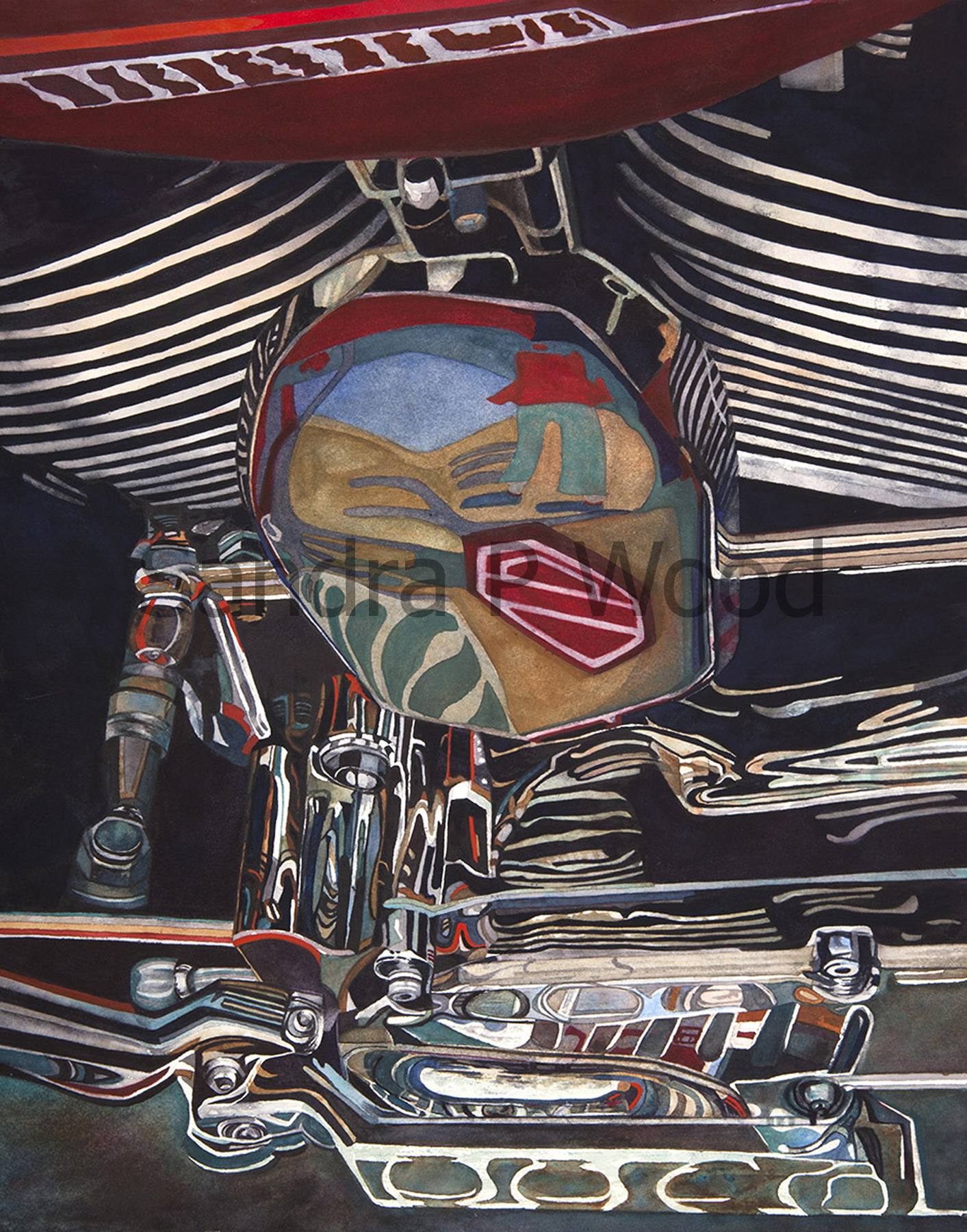 HARLEY HEAVEN
(watercolor)

