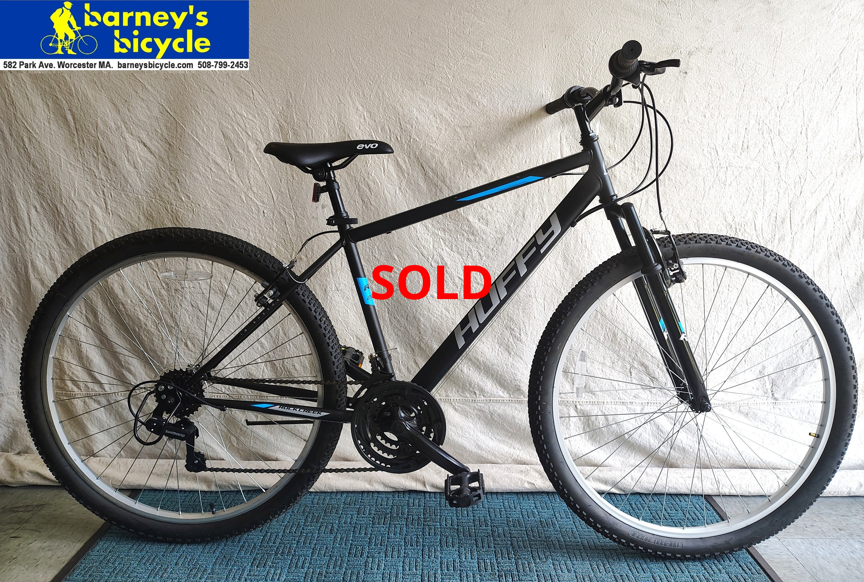 Huffy Rock Creek 29
Frame Size: 19" LG / Rider Height: 5'9-6'0
Price: $219.00 (Professionally Tuned)
