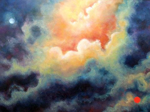 In The Beginning 
30x40 
Oil on canvas

