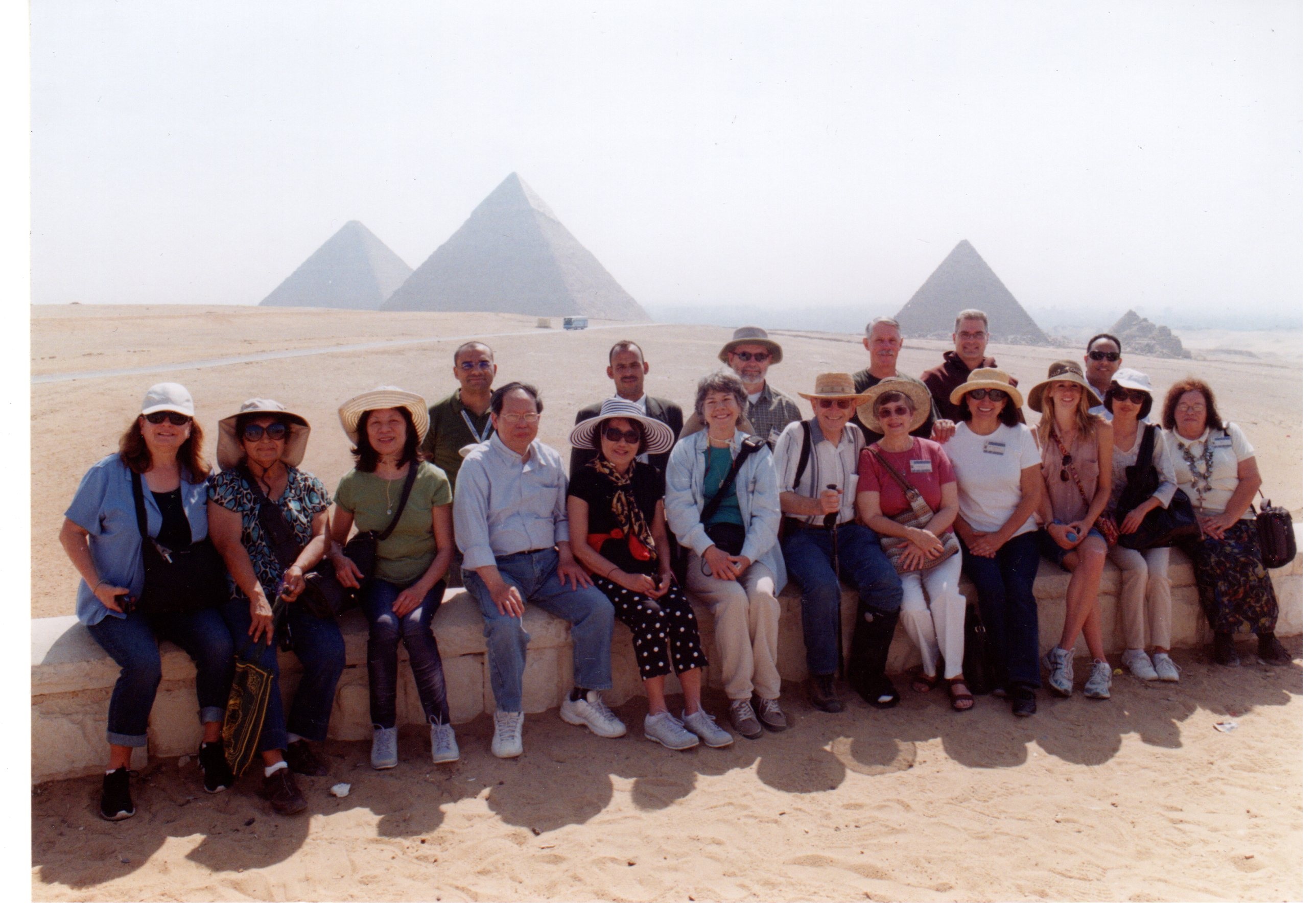 Group of Pilgrimes at the 
Pyramids
