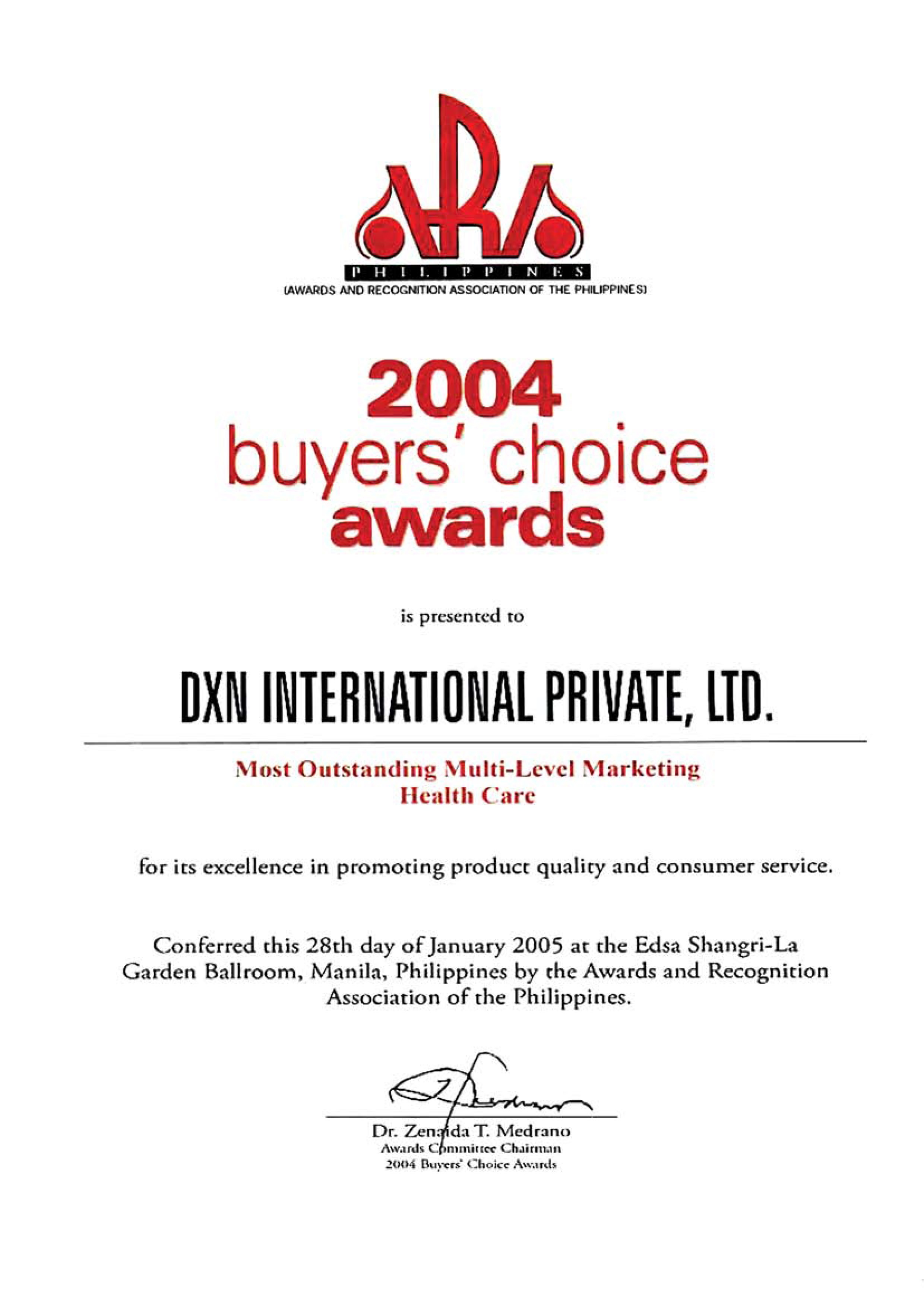 Most Outstanding Multi-Level Marketing (MLM) Company