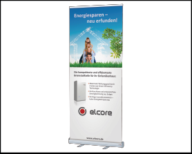 Roll Up Standard
85 cm y 100 cm x 200 cm
Maletín de transporte