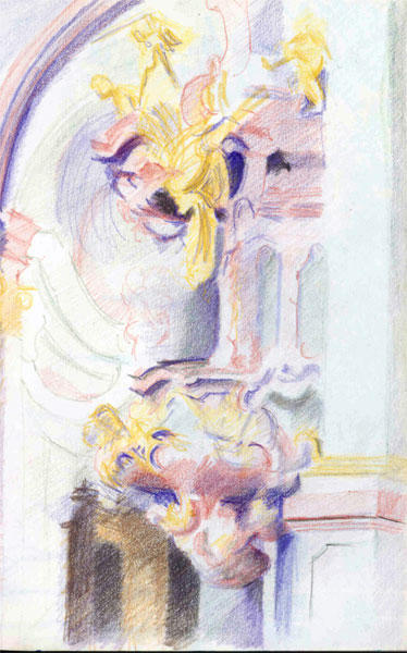 St Nicholas Church (Coloured Pencil)