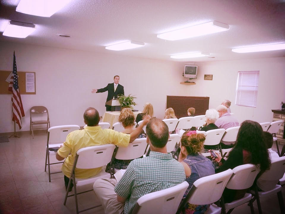 Pastor Dustin's first sermon was "The Foundation" from Ephesians 1:1-2