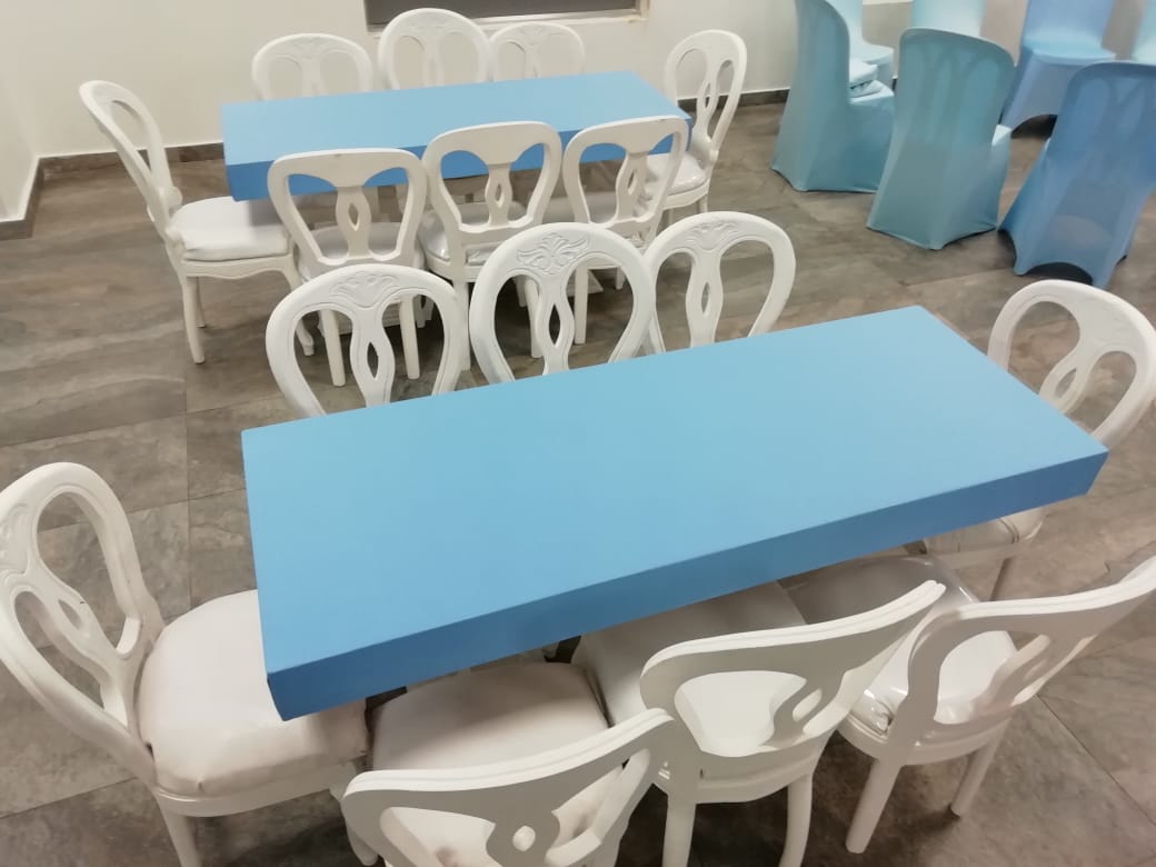 Sillas Venecia para niños
Alquiler
$ 7.000
Mesa tapizada para niños
$50.000
medidas 1.50mX55cm