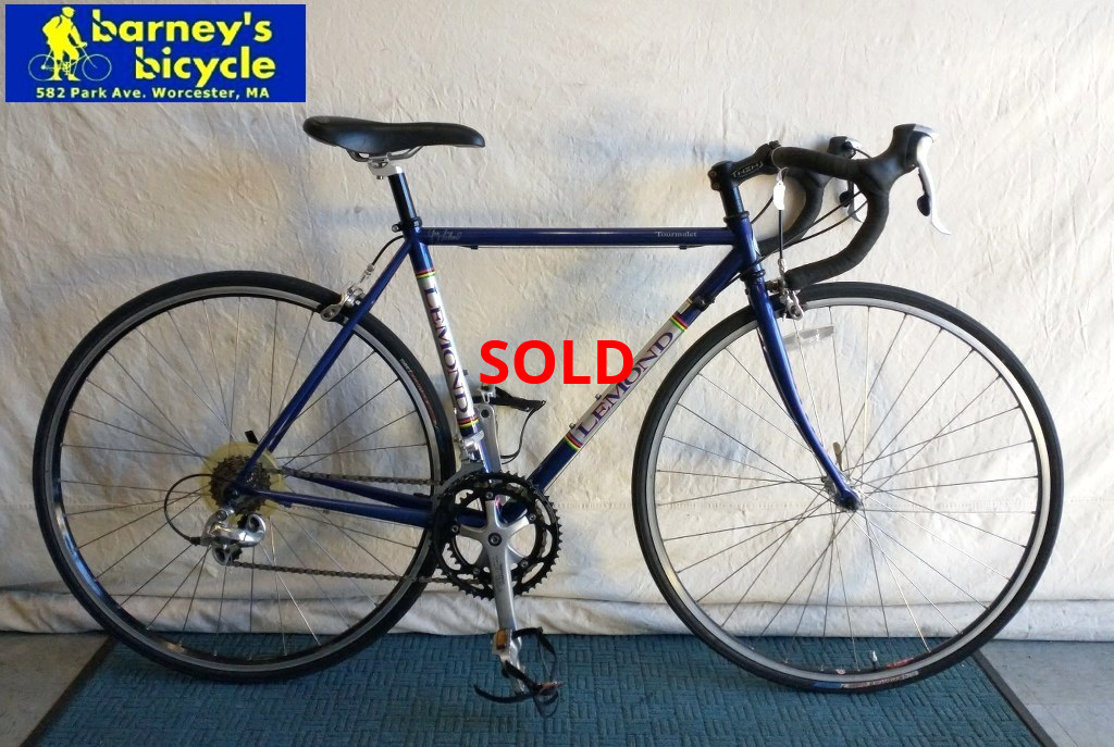 Lemond Tourmolet
Frame Size: 52cm Reynolds Steel
Rider Height: 5'6-5'9
Drivetrain: Shimano 105, 2x9
Price: $679.00 (Professionally Tuned)