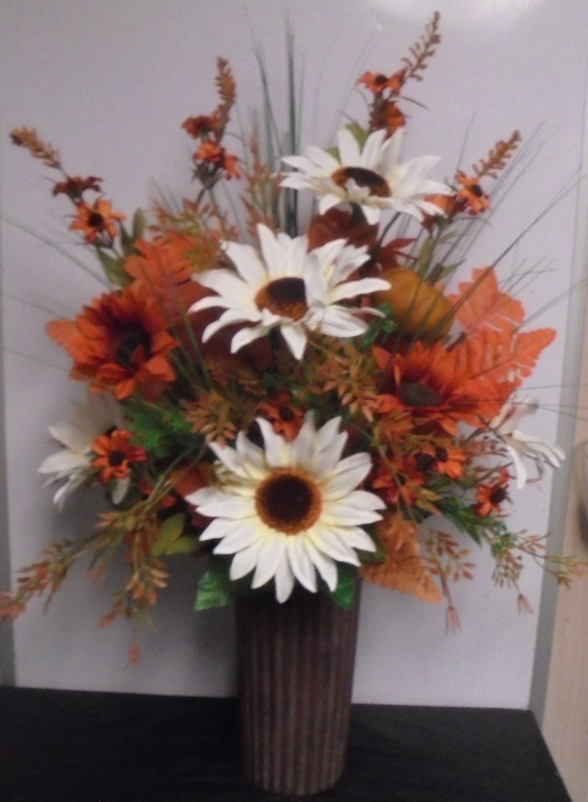 (47) "Silk" Sunflower Arrangement
$70.00