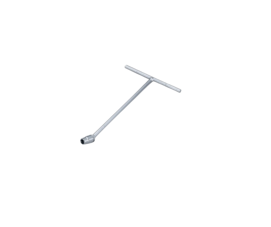 Llave tipo T con cabeza flexible