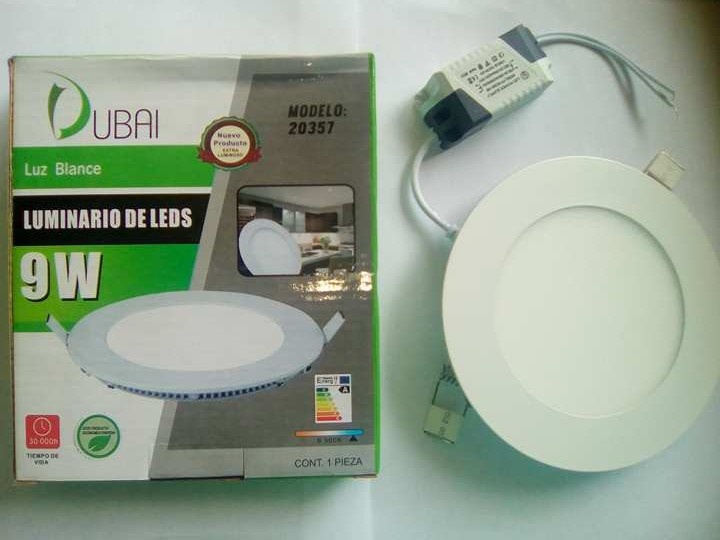 LUMINARIO DE LED REDONDO 9W
CÓDIGO: 20357
MARCA: DUBAI